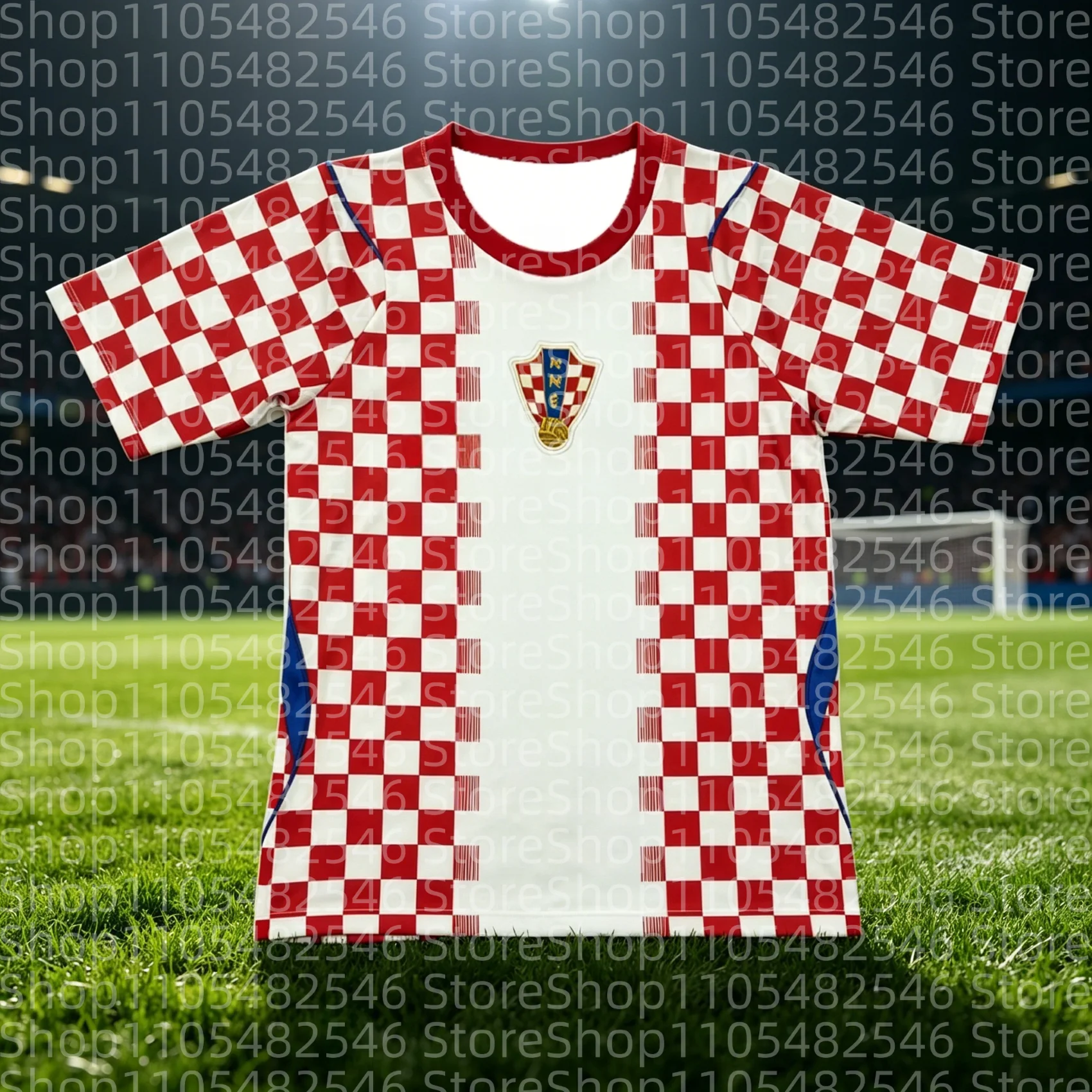 Summer Croatia Red White Checkered Football T-shirt Streetwear Quick Dry Casual Family Matching Outfit
Summer Croatia Red White Checkered Football T-shirt Streetwear Quick Dry Casual Family Matching Outfit