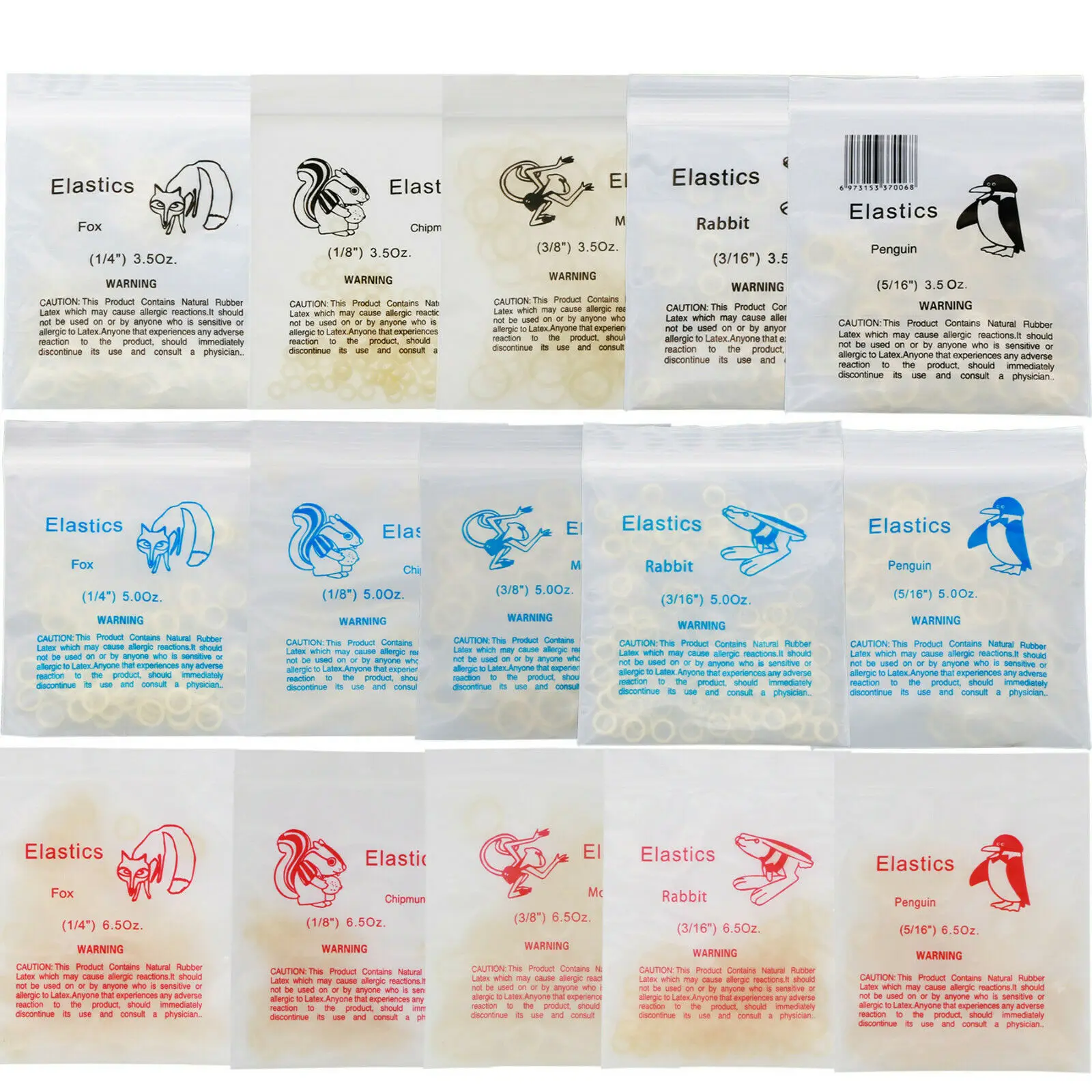 1000Pcs Dental Orthodontic Rubber Bands Elastics Latex Braces 3.5/5.0/6.5 OZ
1000Pcs Dental Orthodontic Rubber Bands Elastics Latex Braces 3.5/5.0/6.5 OZ