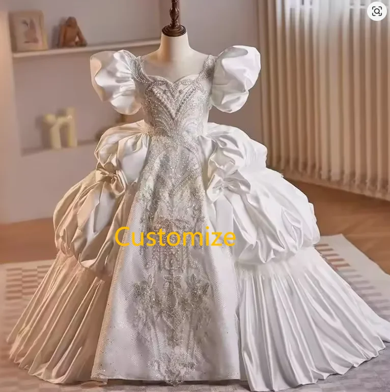 Customize Girl Bridesmaid Long DressesDress Kids First Communiom Formal VestidosTeenagers Evening Party Kids Wedding Prom Gown
Customize Girl Bridesmaid Long DressesDress Kids First Communiom Formal VestidosTeenagers Evening Party Kids Wedding Prom Gown