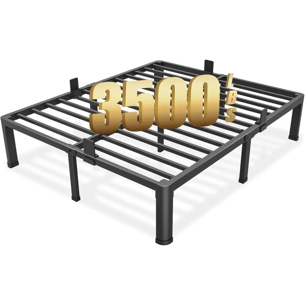 UIOBYVV King Bed e with Round Edge Legs, 14 Inch High 3500 lbs Heavy Duty Metal Platorm Bed e King Size, No Box Spring Needed/No
UIOBYVV King Bed e with Round Edge Legs, 14 Inch High 3500 lbs Heavy Duty Metal Platorm Bed e King Size, No Box Spring Needed/No