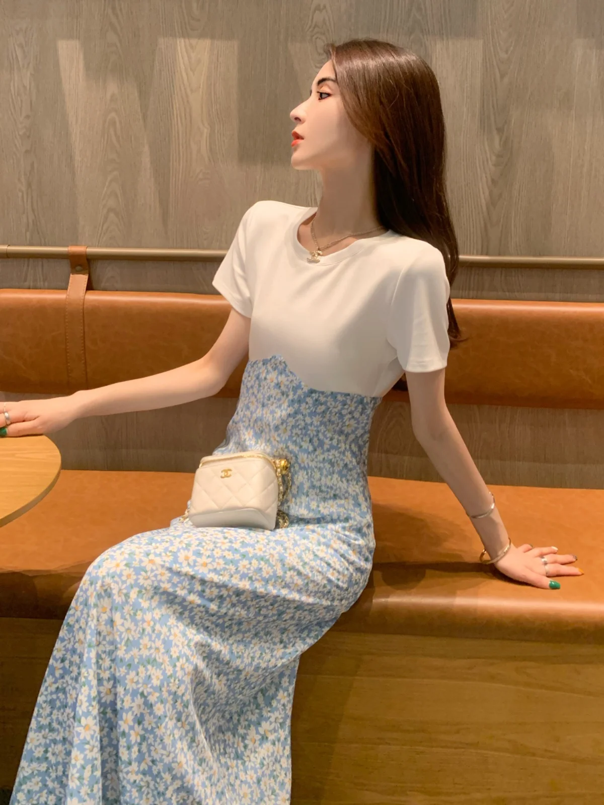 Женская футболка Ele Long Summer Dr 2025 Sle для похудения в стиле пэчворк Dr Sweet Sle ort Sve for Pear aped Body
Женская футболка Ele Long Summer Dr 2025 Sle для похудения в стиле пэчворк Dr Sweet Sle ort Sve for Pear aped Body