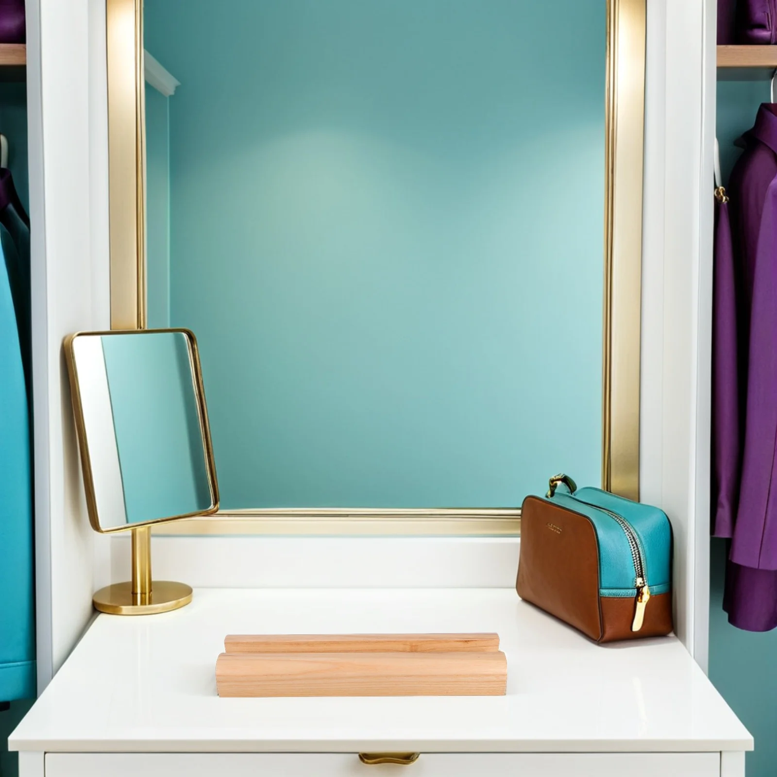 Floor Mirror Base Wooden Stable Anti-Skid Full Length Mirror Support Stand for Bedroom Bathroom Display Stand 30cm 
Floor Mirror Base Wooden Stable Anti-Skid Full Length Mirror Support Stand for Bedroom Bathroom Display Stand 30cm