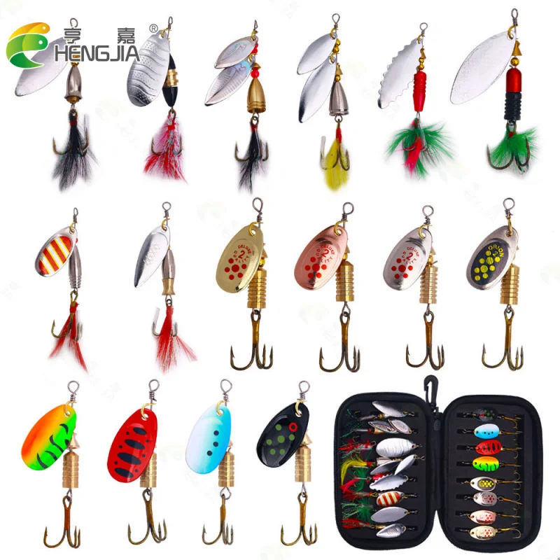 Новый набор из 16 блестящих приманок-вертушек: различные комбинации рыболовных снастей для рыболовов
Новый набор из 16 блестящих приманок-вертушек: различные комбинации рыболовных снастей для рыболовов