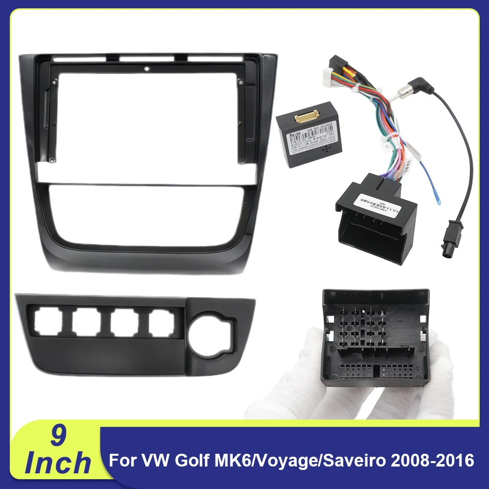 9" Android Dash Kit for VW Golf MK6/Voyage/Saveiro 2008-2016 | Radio Frame Panel Adapter
9" Android Dash Kit for VW Golf MK6/Voyage/Saveiro 2008-2016 | Radio Frame Panel Adapter