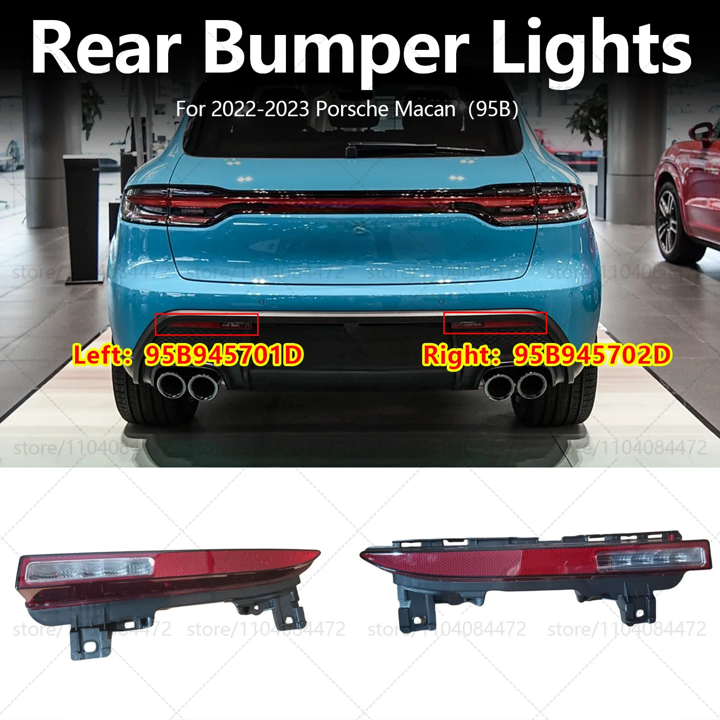Для Porsche 2022-2023 Macan 95B фонарь заднего бампера OEM 95B 945701 D 95B 945702 Д
Для Porsche 2022-2023 Macan 95B фонарь заднего бампера OEM 95B 945701 D 95B 945702 Д