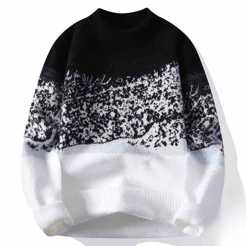 Men's Thiened Knitted Base irt Anti-Pilling Warm Woolen Sweater Faionable Casual Loose Fit Winter Long Sve round Ne
Men's Thiened Knitted Base irt Anti-Pilling Warm Woolen Sweater Faionable Casual Loose Fit Winter Long Sve round Ne