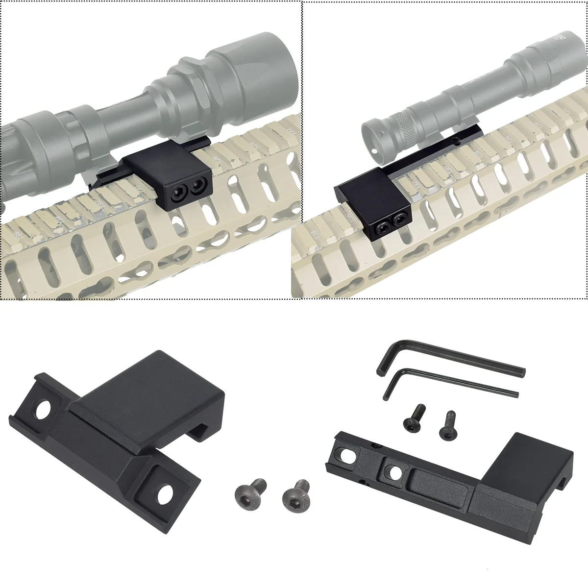 ARIS Series Tactical Mount Metal Offset Mounting Base Surefire M300 M600 Series Flashlight Fit 20mm Picatinny Rail
ARIS Series Tactical Mount Metal Offset Mounting Base Surefire M300 M600 Series Flashlight Fit 20mm Picatinny Rail