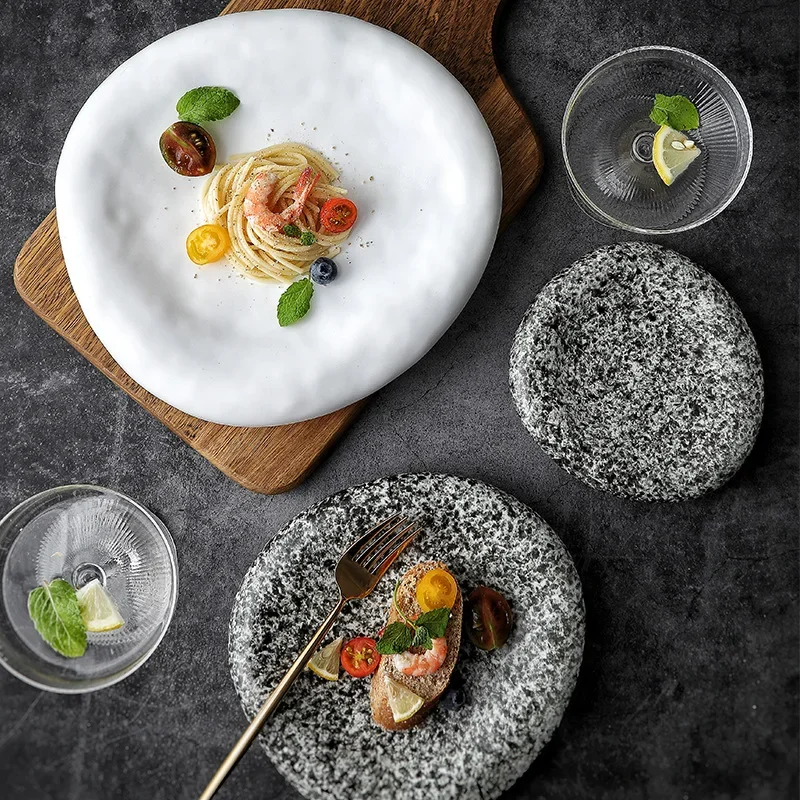 Irregular Ceramic Plate, Japanese Creative Sashimi Plate, Household Dessert Bowl, Restaurant Steak Plate
Irregular Ceramic Plate, Japanese Creative Sashimi Plate, Household Dessert Bowl, Restaurant Steak Plate