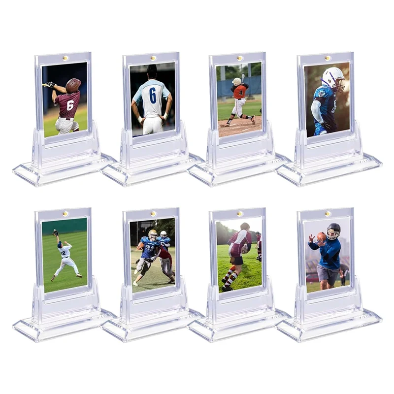 ODIES-8PCS Magnetic Card Holders For Trading Cards, Card Protector Holders With Acrylic Stands Base For MTG,Sports Cards
ODIES-8PCS Magnetic Card Holders For Trading Cards, Card Protector Holders With Acrylic Stands Base For MTG,Sports Cards