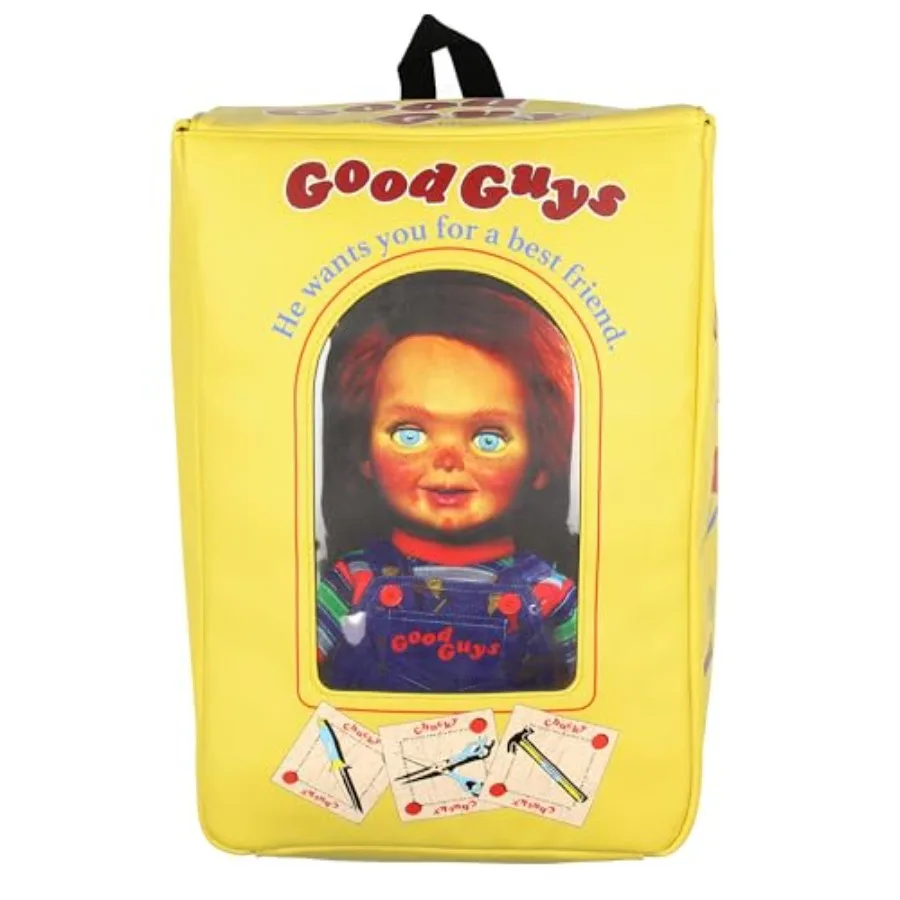 Chucky Backpack Child's Play Good Guys Chucky Doll Toy Box Replica Faux Leather Tote Bag Laptop Travel Backpack
Chucky Backpack Child's Play Good Guys Chucky Doll Toy Box Replica Faux Leather Tote Bag Laptop Travel Backpack