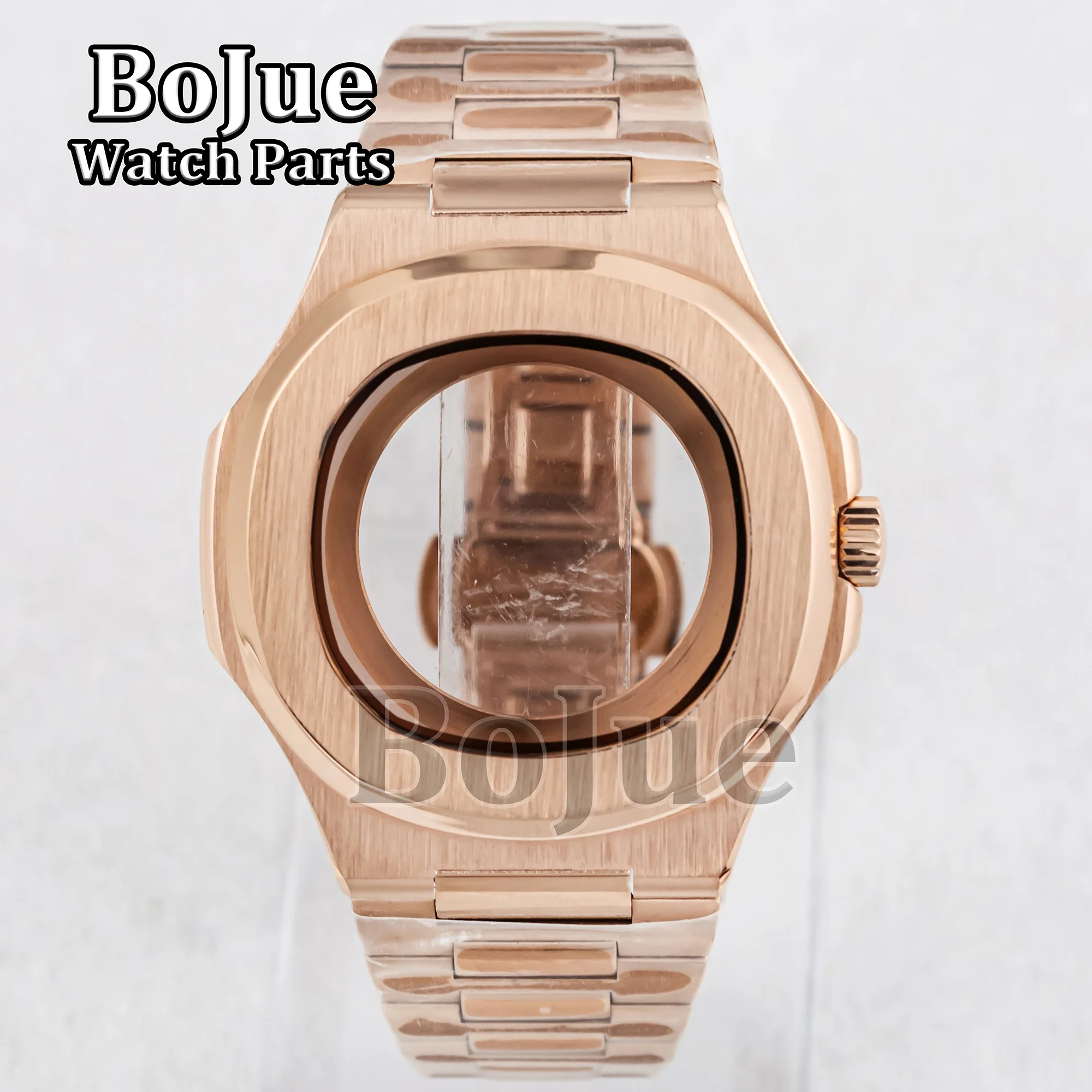 41mm Rose Gold Stainless Steel Watch Case Strap Sapphire Glass Waterproof For Nautilus Seiko NH34/NH35/NH36/NH38 Movement Parts
41mm Rose Gold Stainless Steel Watch Case Strap Sapphire Glass Waterproof For Nautilus Seiko NH34/NH35/NH36/NH38 Movement Parts