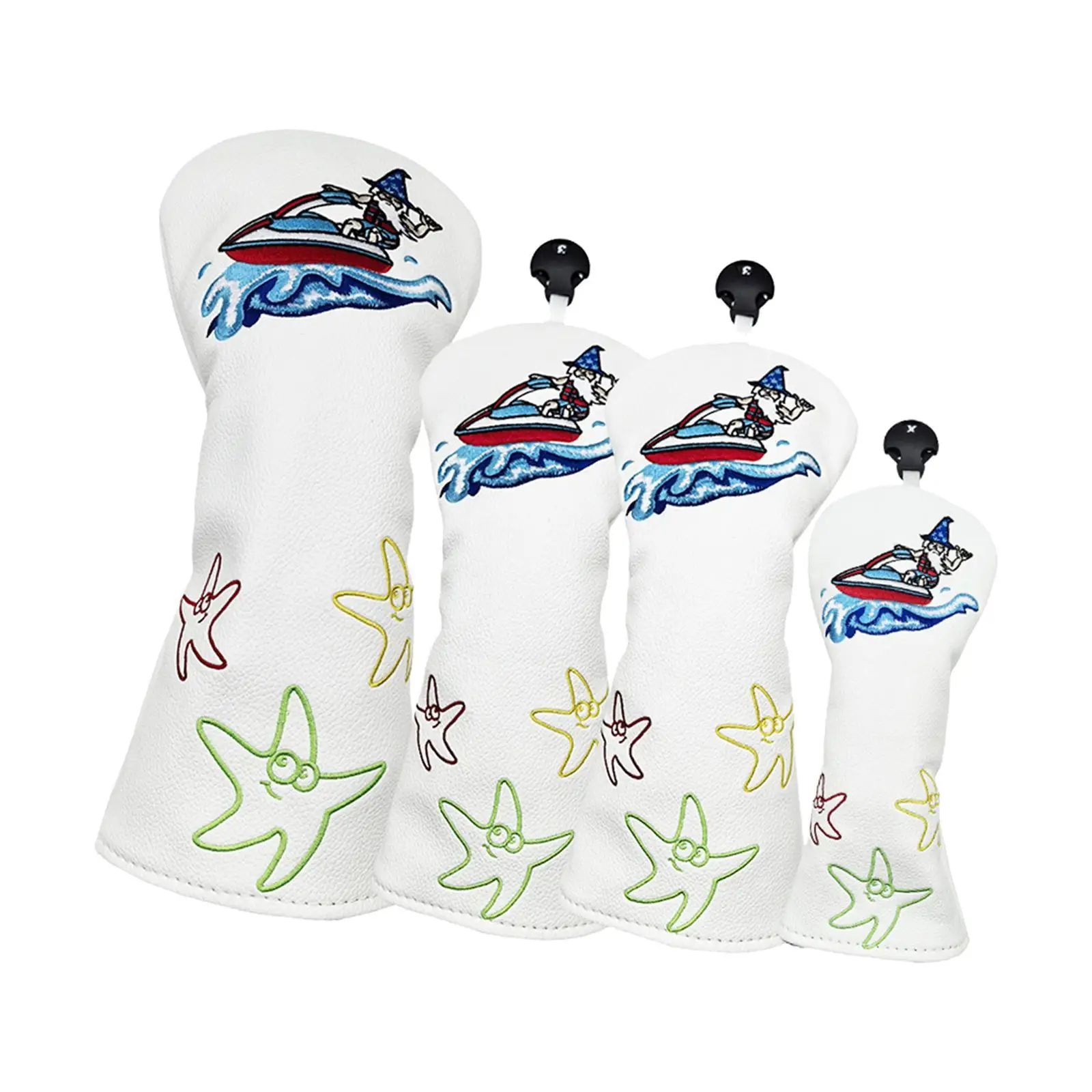 4pcs Golf Club Head Covers Golf Wood Club Headcovers PU Leather Golf Supplies
4pcs Golf Club Head Covers Golf Wood Club Headcovers PU Leather Golf Supplies