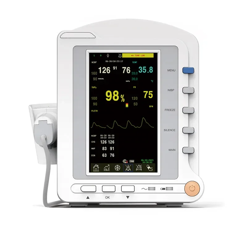 CMS5200 with thermometer first aid kit Portable NIBP SPO2 PR TEMP Life condition Patient observation observation de paciente
CMS5200 with thermometer first aid kit Portable NIBP SPO2 PR TEMP Life condition Patient observation observation de paciente