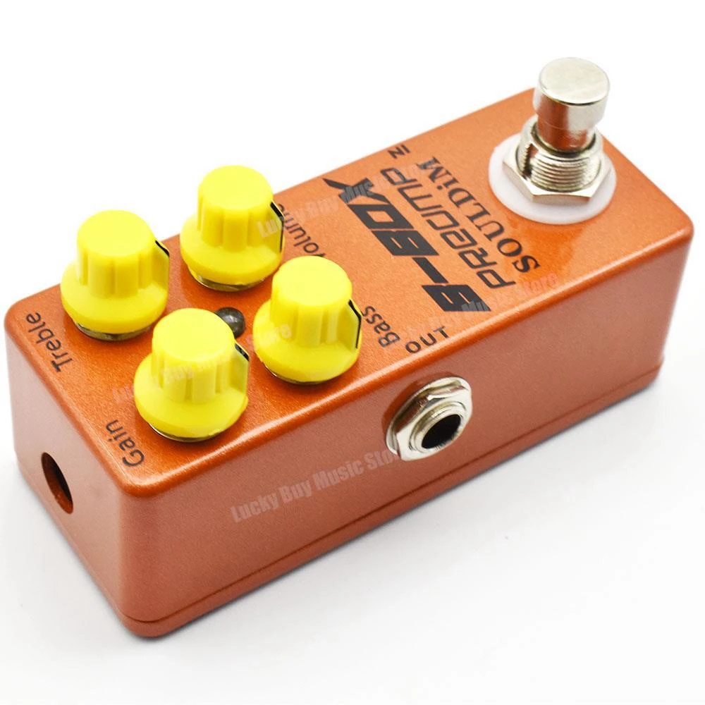 Souldim SD-04 B-Box preamplifier pedal electric guitar effect electric bass guitar effect guitar effect analog signal
Souldim SD-04 B-Box preamplifier pedal electric guitar effect electric bass guitar effect guitar effect analog signal