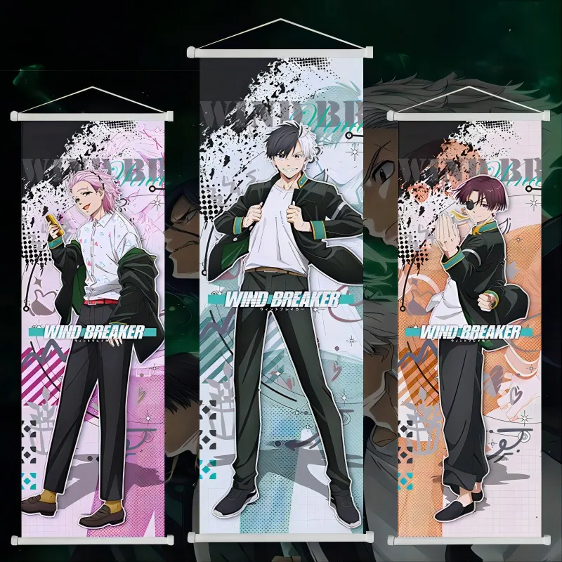 Wind Breaker Anime Peripheral Hanging Scroll Poster Kiryuu Mikito Umemiya Hajime Suo Hayato Sakura Haruka Room Decoration
Wind Breaker Anime Peripheral Hanging Scroll Poster Kiryuu Mikito Umemiya Hajime Suo Hayato Sakura Haruka Room Decoration