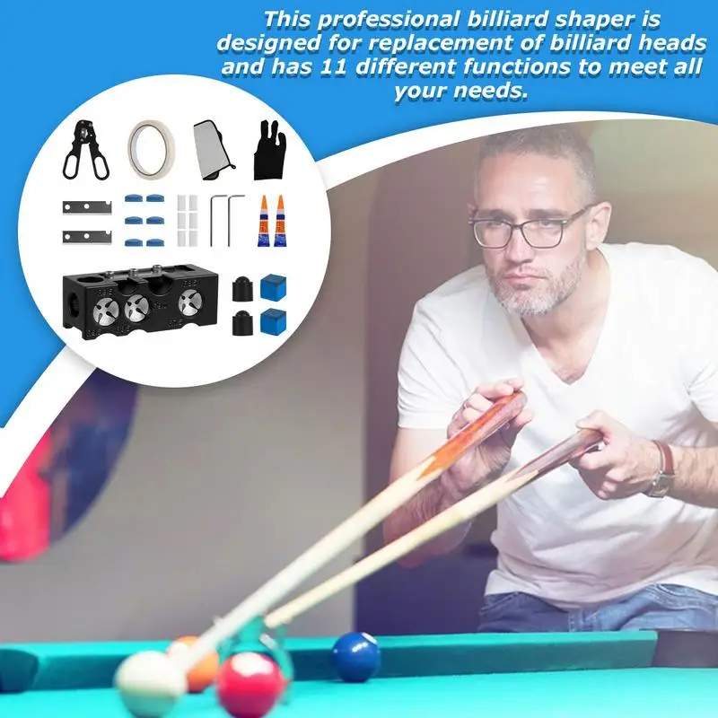 Pool Cue Repair Kit Professional Billiard Cue Repairers Kit Multifunctional Complete Pool Repair Tool Billiard Accessories For
Pool Cue Repair Kit Professional Billiard Cue Repairers Kit Multifunctional Complete Pool Repair Tool Billiard Accessories For