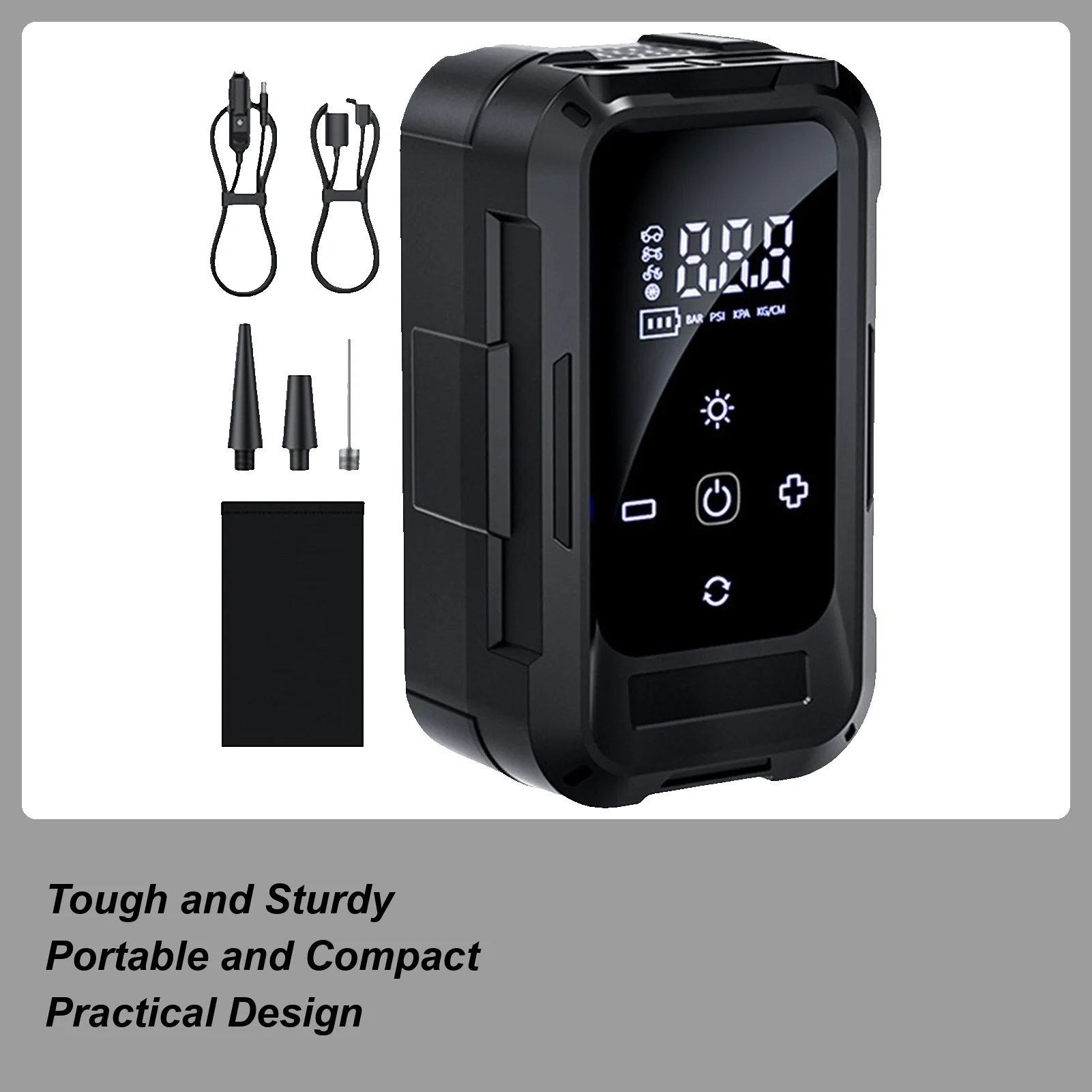 Air Pump Cordless Tire Inflator Auto Shut-Off Pump For Camping Motorcycle Care Garage Home Daily Commuting Long-Distance Driving
Air Pump Cordless Tire Inflator Auto Shut-Off Pump For Camping Motorcycle Care Garage Home Daily Commuting Long-Distance Driving