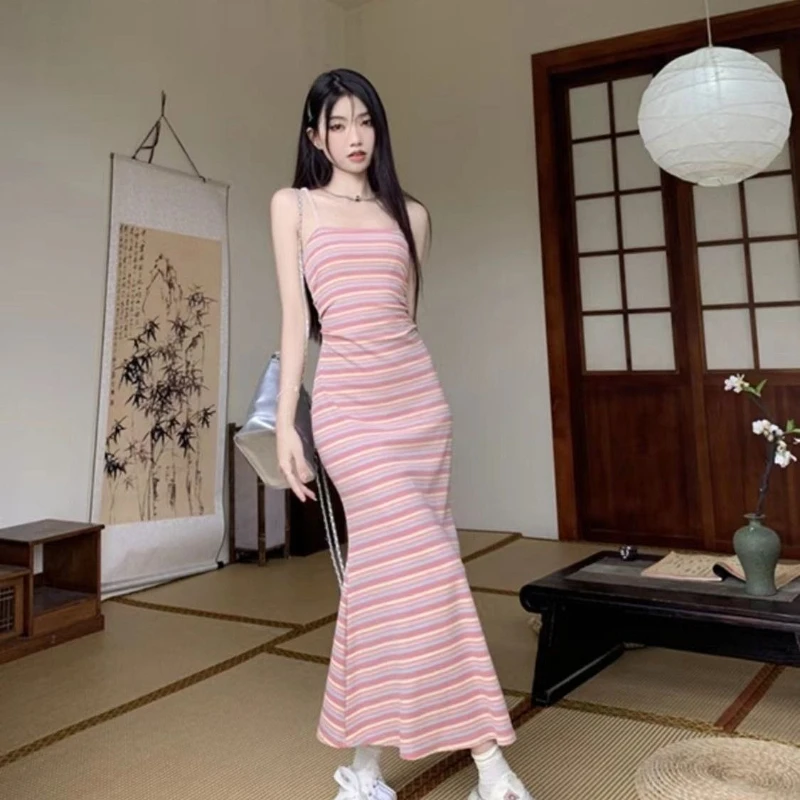 Summer New Arrival Women's Fashion Suit Sun Protection Shirt Striped Knit Camisole Dress Bodycon Skirt Pure Sexy Style Hot Girl
Summer New Arrival Women's Fashion Suit Sun Protection Shirt Striped Knit Camisole Dress Bodycon Skirt Pure Sexy Style Hot Girl