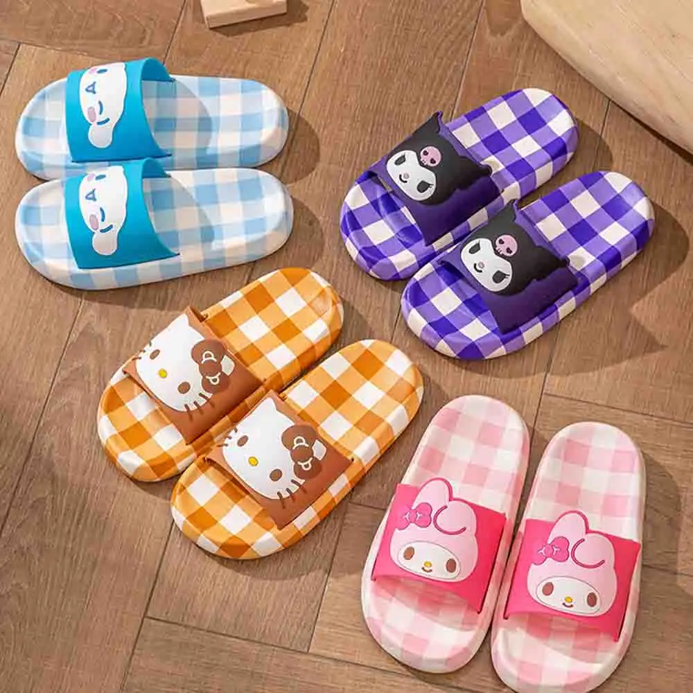 Kawaii Melody Women's Slippers Cartoon Hello Kitty Anime Home Non Slip Slippers Comfortable Black Rice Slippers Summer New Style
Kawaii Melody Women's Slippers Cartoon Hello Kitty Anime Home Non Slip Slippers Comfortable Black Rice Slippers Summer New Style