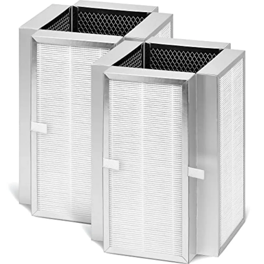 2 Pcs 50 Filter Compatible with MA Series 50 Air Purifier for Home 3-in-1 Composite Filtration with Premium H13 HEPA Filter Fin
2 Pcs 50 Filter Compatible with MA Series 50 Air Purifier for Home 3-in-1 Composite Filtration with Premium H13 HEPA Filter Fin