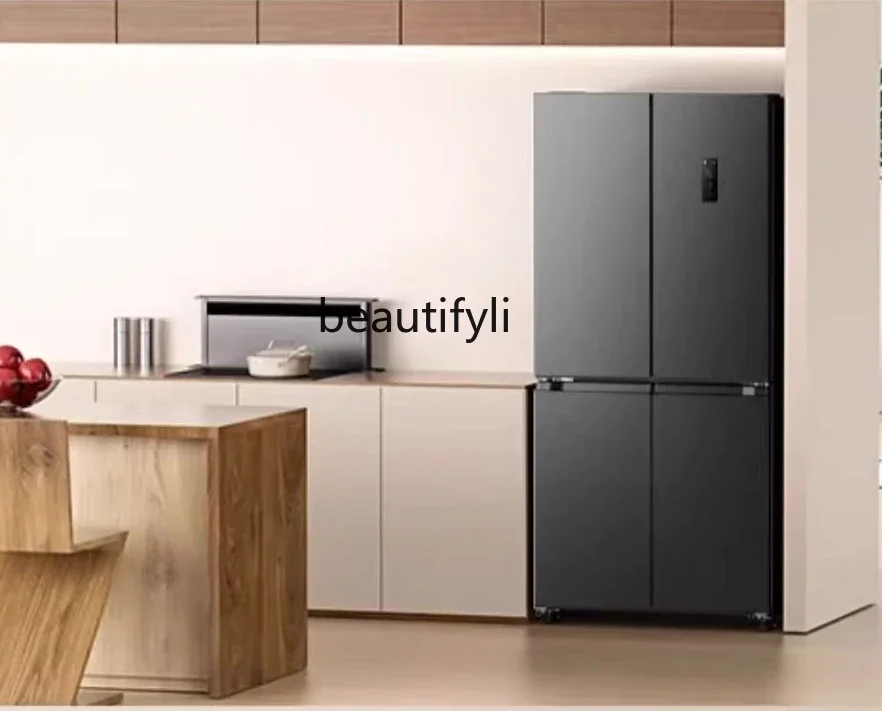 A61 Large capacity cross folio double open four door household ultra-thin embedded refrigerator
A61 Large capacity cross folio double open four door household ultra-thin embedded refrigerator