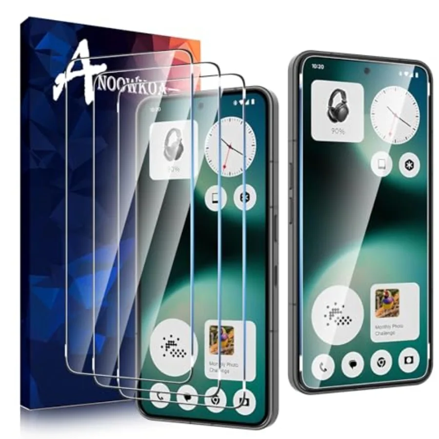 3 Pack Designed for Nothing Phone 3A Lite/Phone 3A/Phone 3A Pro Screen Protector Tempered glass film.Anti-Breakage.Anti-Scratch
3 Pack Designed for Nothing Phone 3A Lite/Phone 3A/Phone 3A Pro Screen Protector Tempered glass film.Anti-Breakage.Anti-Scratch