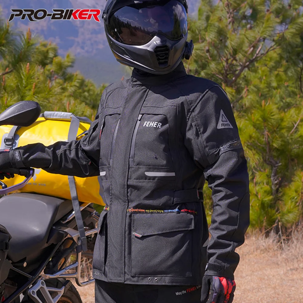 FEHER New Motorcycle Riding Rally Suit Four Seasons Waterproof Winter Windproof Warm Motorcycle Riding Equipment Jacket
FEHER New Motorcycle Riding Rally Suit Four Seasons Waterproof Winter Windproof Warm Motorcycle Riding Equipment Jacket