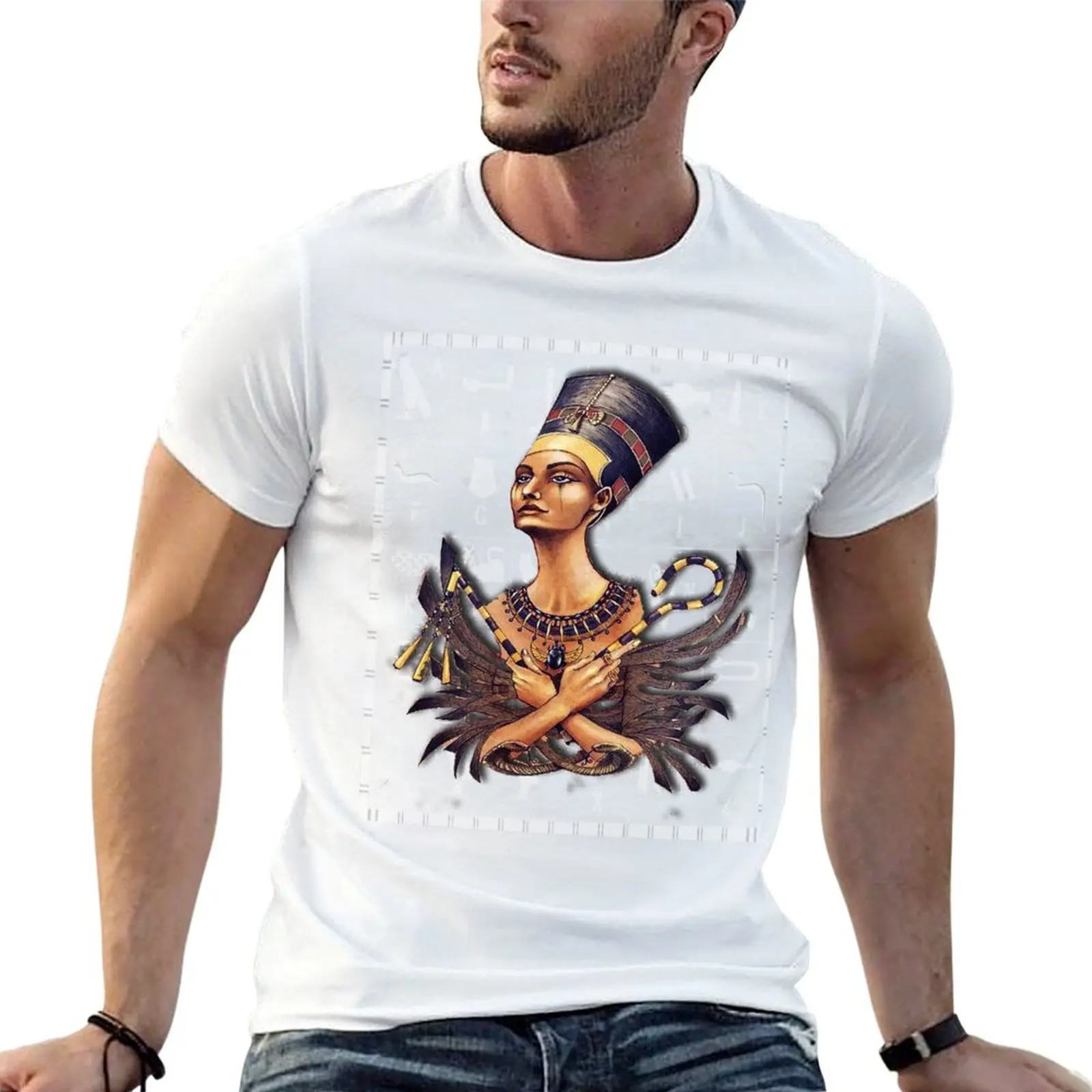 Nefertiti - Egyptian queen T-Shirt quick-drying rapper graphic tees plain white t shirts men
Nefertiti - Egyptian queen T-Shirt quick-drying rapper graphic tees plain white t shirts men