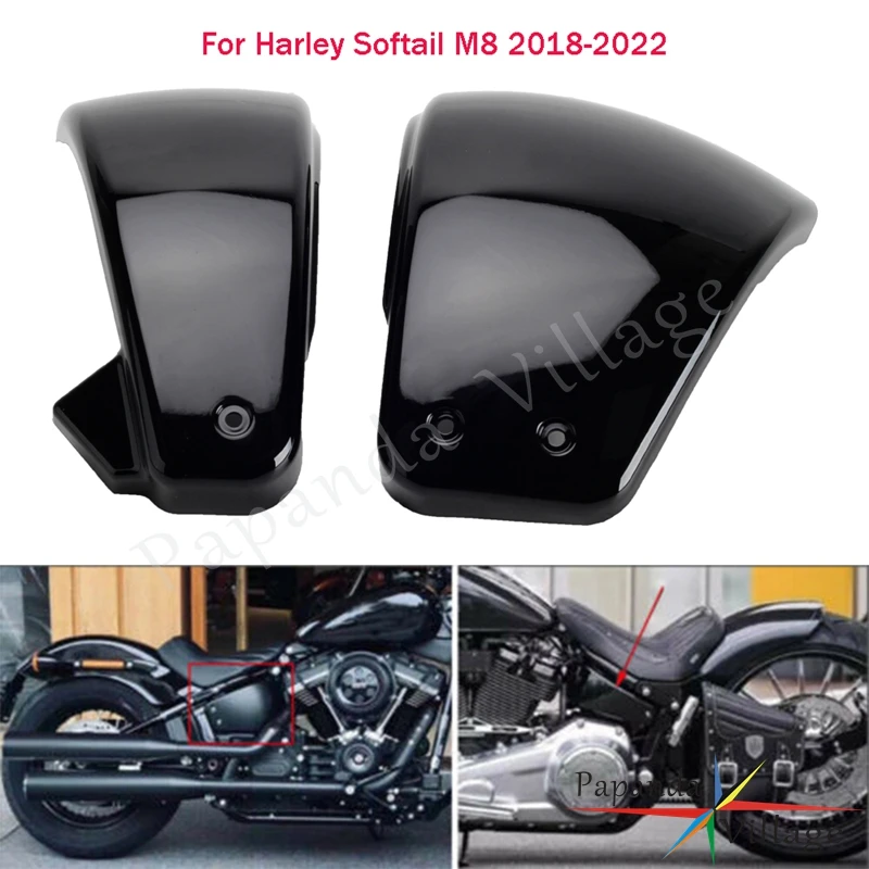 1 Pair Black/Chrome Motorcycle Side Fairing Battery Cover Protection For Harley Softail Deluxe Heritage Classic Low Rider 18-22
1 Pair Black/Chrome Motorcycle Side Fairing Battery Cover Protection For Harley Softail Deluxe Heritage Classic Low Rider 18-22