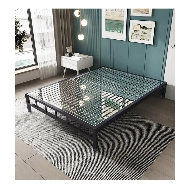 LTT stainless steel bed thickened double tatami non-wrought iron steel frame bed frame
LTT stainless steel bed thickened double tatami non-wrought iron steel frame bed frame