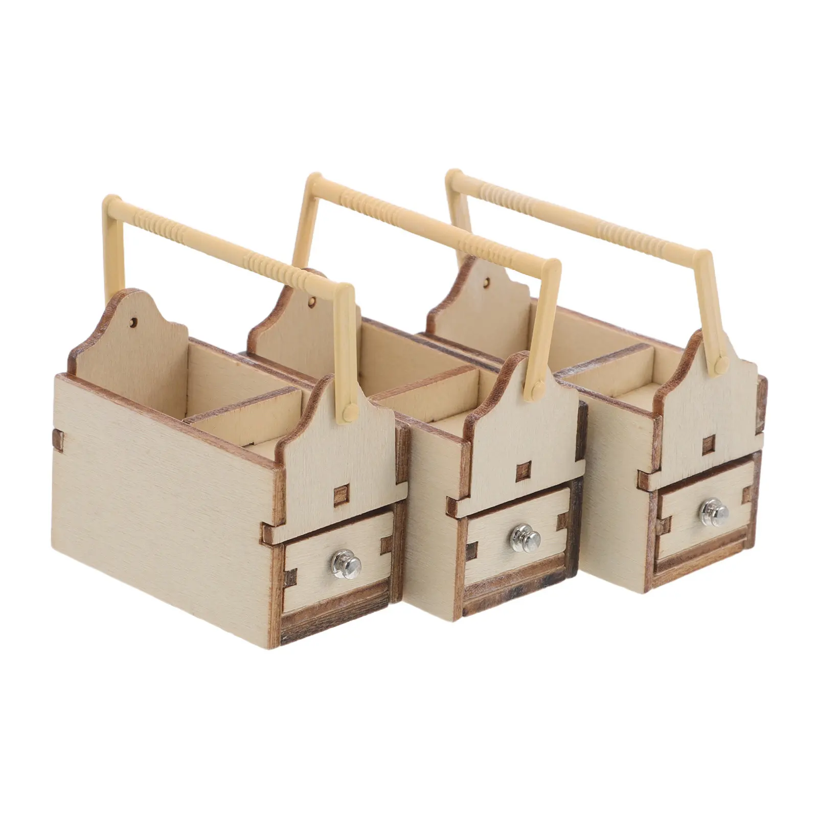 3Pcs 1:12 Scale Mini Toolbox Wooden Dollhouse Workshop Accessories Functional Decorative Micro Tool Set for Creative Play
3Pcs 1:12 Scale Mini Toolbox Wooden Dollhouse Workshop Accessories Functional Decorative Micro Tool Set for Creative Play