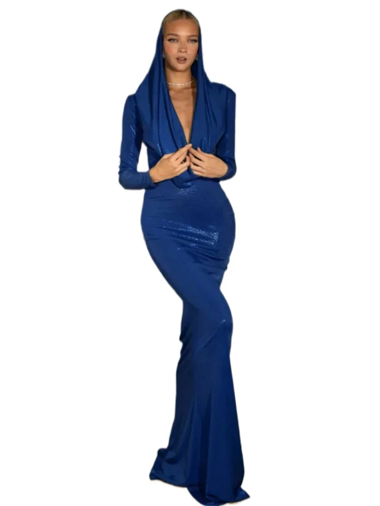 New Women Summer Bodycon Dress V-Neck High Waist Slim Long Sleeve Skinny Solid Party Dress Fashion White Hoodie Long Dress
New Women Summer Bodycon Dress V-Neck High Waist Slim Long Sleeve Skinny Solid Party Dress Fashion White Hoodie Long Dress