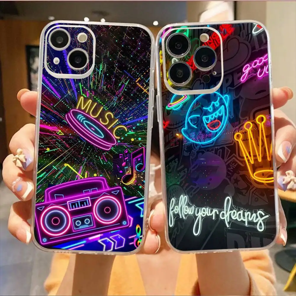 Neon Light Phone Case For iPhone17,16,15,14,13,12,11 Plus,Pro Max Soft Transparent Cover
Neon Light Phone Case For iPhone17,16,15,14,13,12,11 Plus,Pro Max Soft Transparent Cover