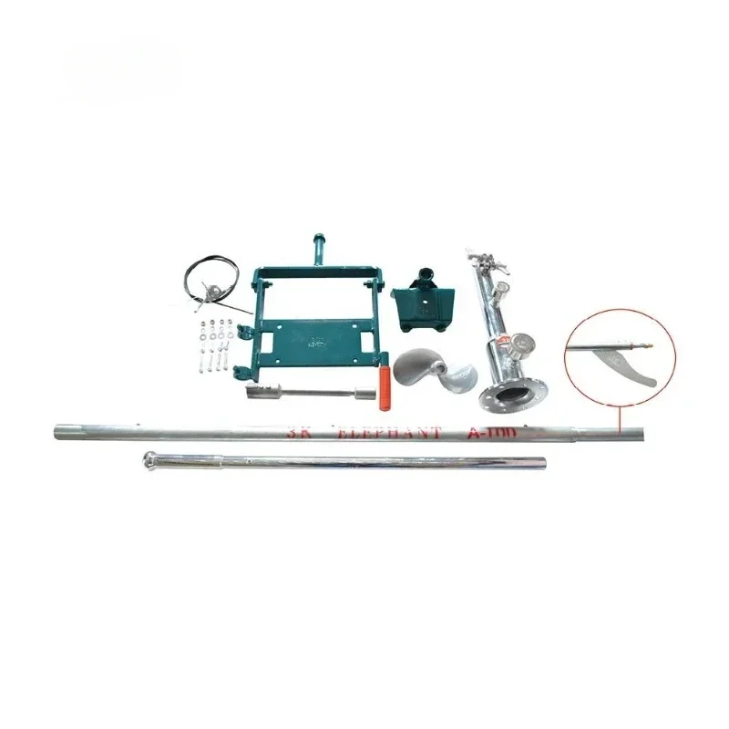 Hot sales long tail boat propeller kit A-100(Vniversal style) marine propeller marine parts marine equipment
Hot sales long tail boat propeller kit A-100(Vniversal style) marine propeller marine parts marine equipment