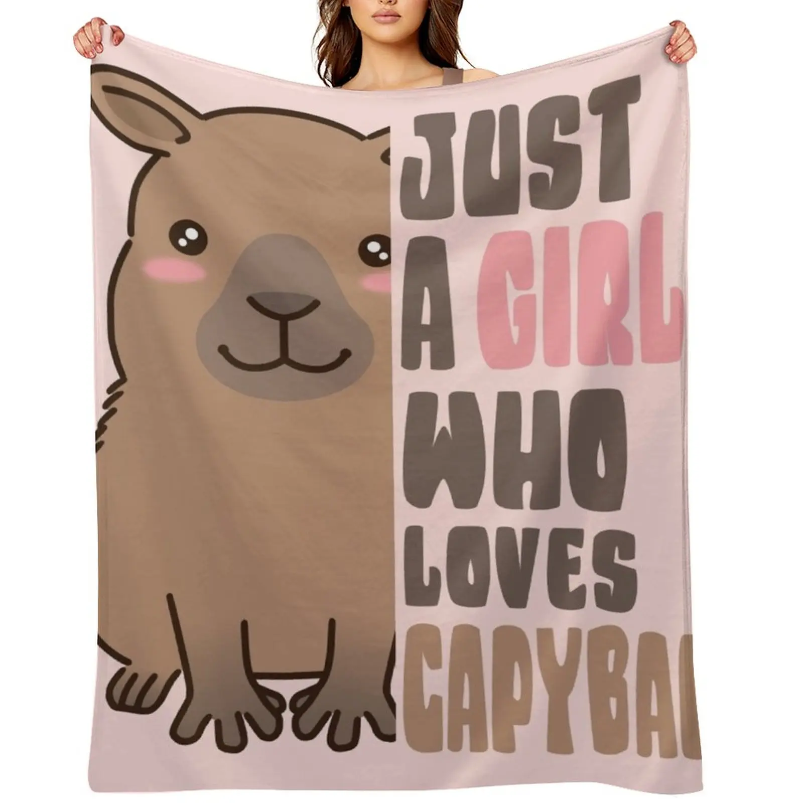 Just A Girl Who Loves Capybara Throw Blanket Personalized Gift warm winter Cute Plaid Blankets
Just A Girl Who Loves Capybara Throw Blanket Personalized Gift warm winter Cute Plaid Blankets