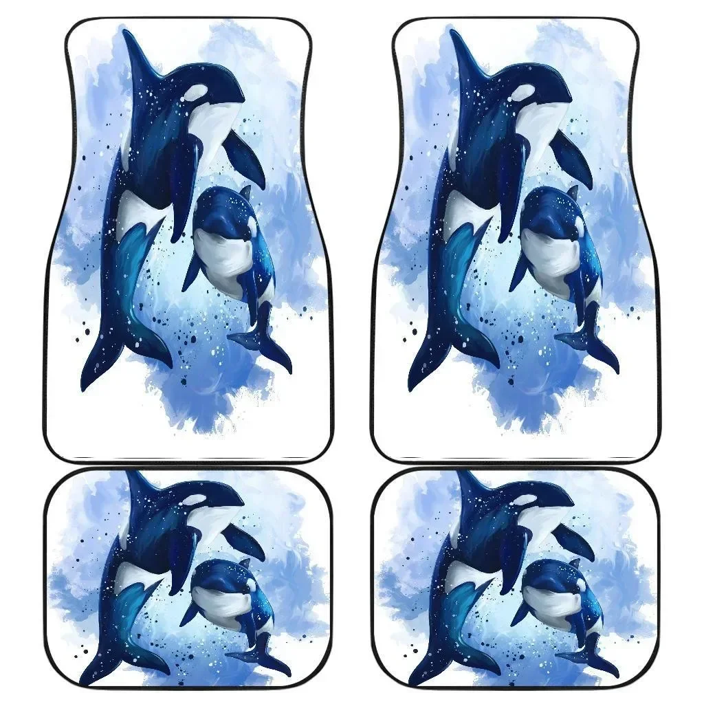 Автомобильные коврики Killer Whale Sea Animal, универсальные автомобильные коврики, набор из 4 шт., подходят для большинства автомобилей
Автомобильные коврики Killer Whale Sea Animal, универсальные автомобильные коврики, набор из 4 шт., подходят для большинства автомобилей