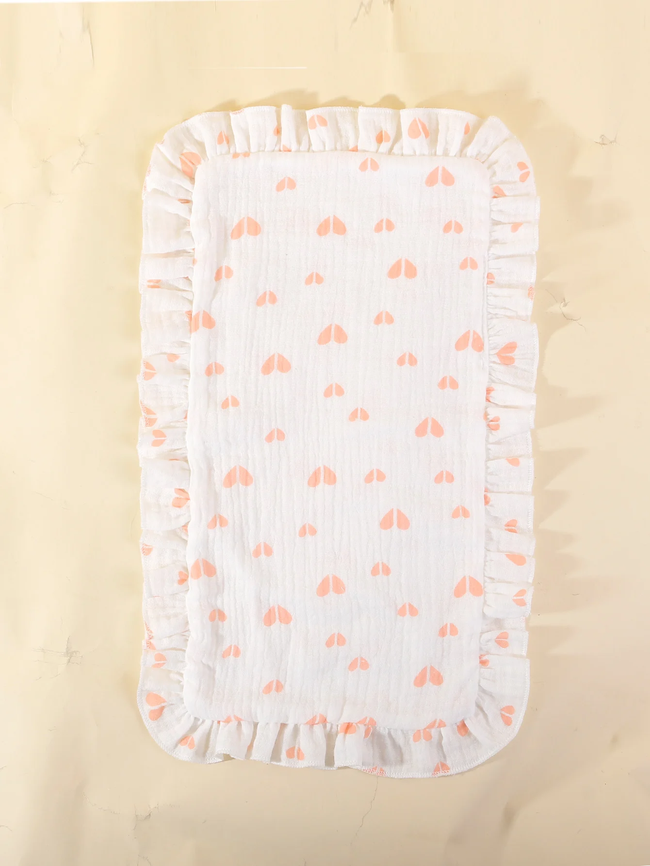 Wholesale Blank Ruffle Burp Pad Monogrammed White 100% Cotton Heart Infant Ruffle Burp Cloth
Wholesale Blank Ruffle Burp Pad Monogrammed White 100% Cotton Heart Infant Ruffle Burp Cloth