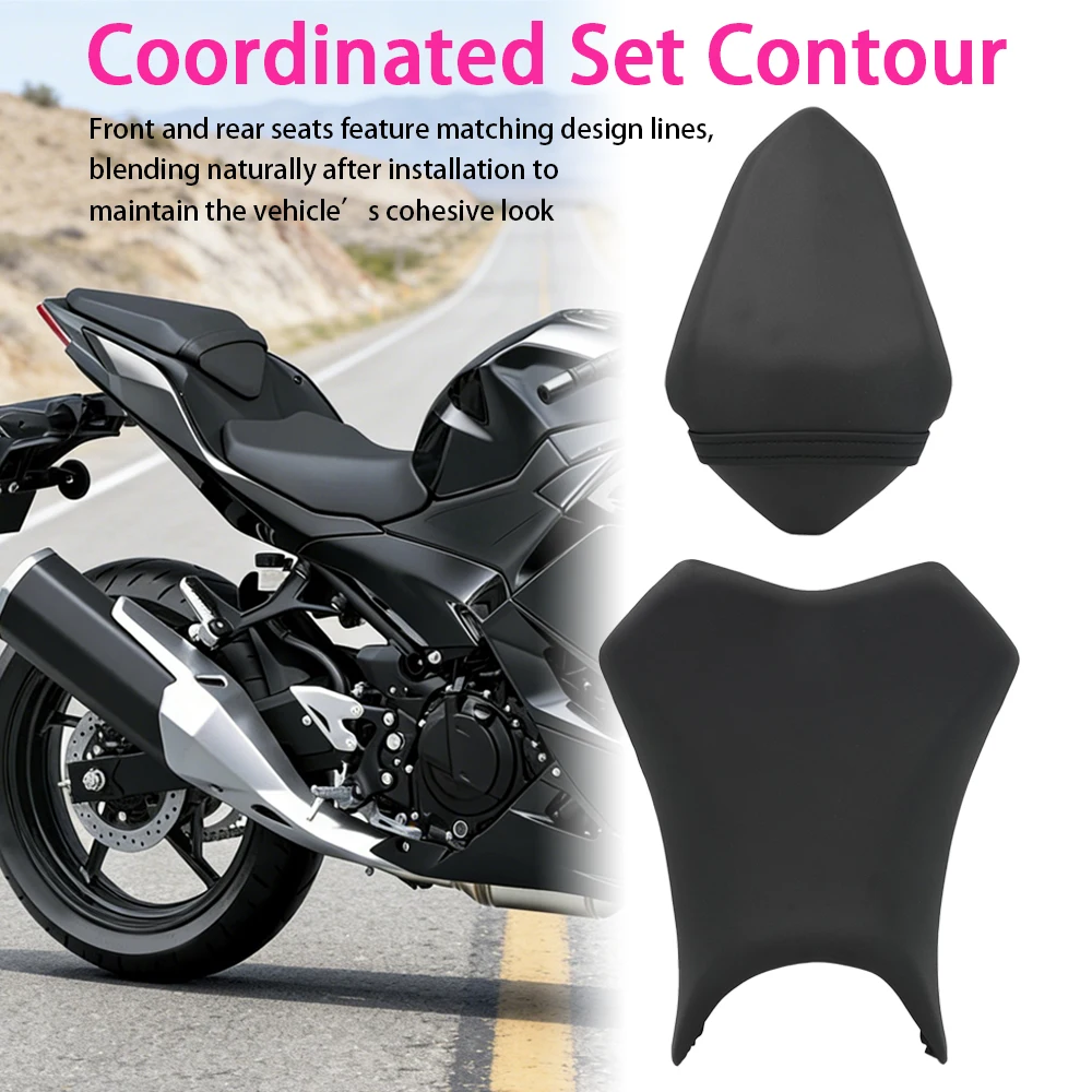 Motorcycle Front Driver Rear Passenger Seat Cushion Complete Saddle Set New Fit For Kawasaki Ninja 500 NINJA 2024 2025 2026 +
Motorcycle Front Driver Rear Passenger Seat Cushion Complete Saddle Set New Fit For Kawasaki Ninja 500 NINJA 2024 2025 2026 +