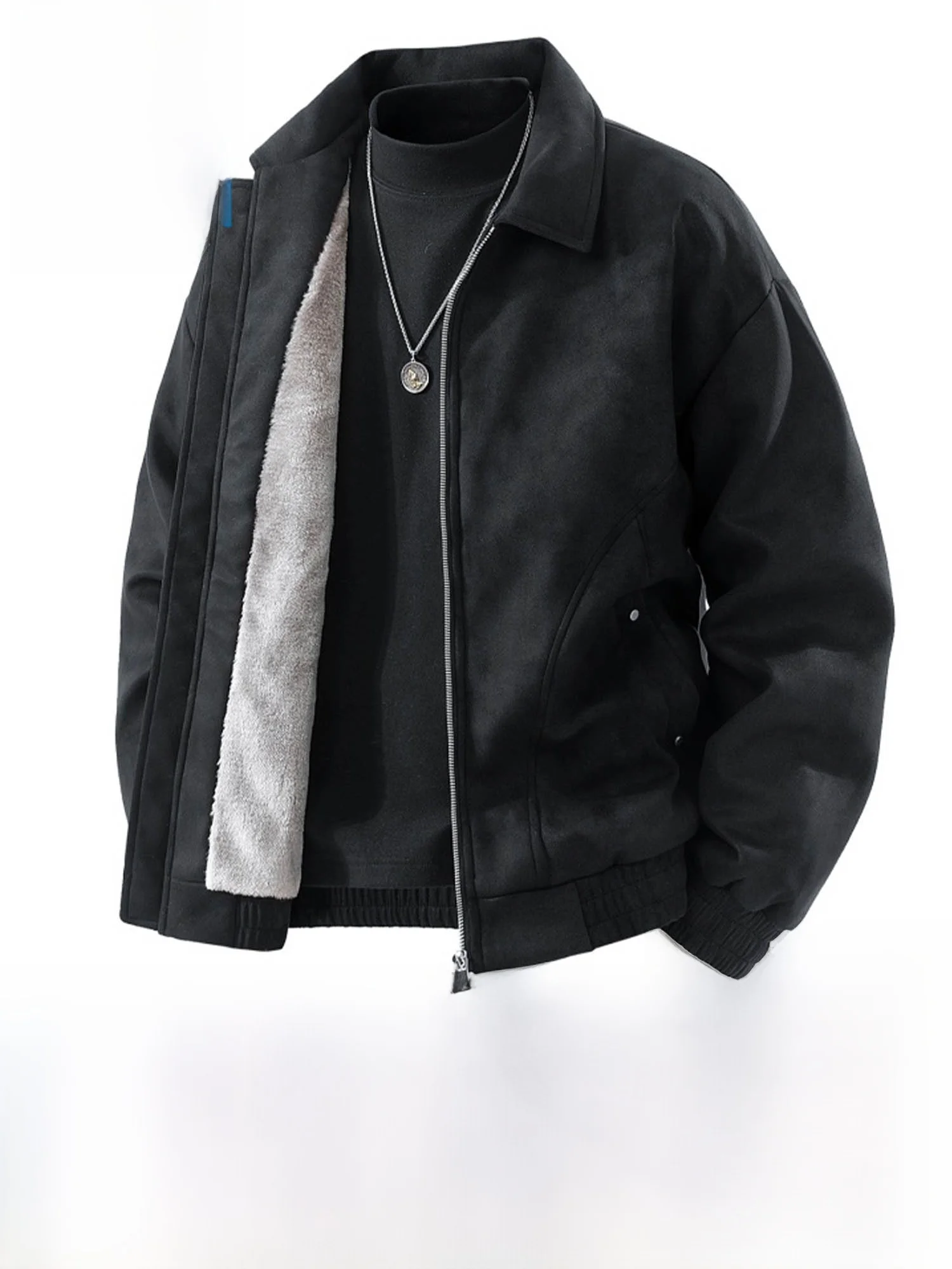 True Weave American Sle Suede Jaet Men's Autumn Winter Thiened Fce Collar Zipper Casual Coat Wear Resistant Long Sve
True Weave American Sle Suede Jaet Men's Autumn Winter Thiened Fce Collar Zipper Casual Coat Wear Resistant Long Sve