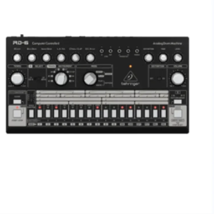 Behringers RD-6-BK Professional Simulation MIDI Drum Machine Synthesizer Effect Device Synthesizer
Behringers RD-6-BK Professional Simulation MIDI Drum Machine Synthesizer Effect Device Synthesizer