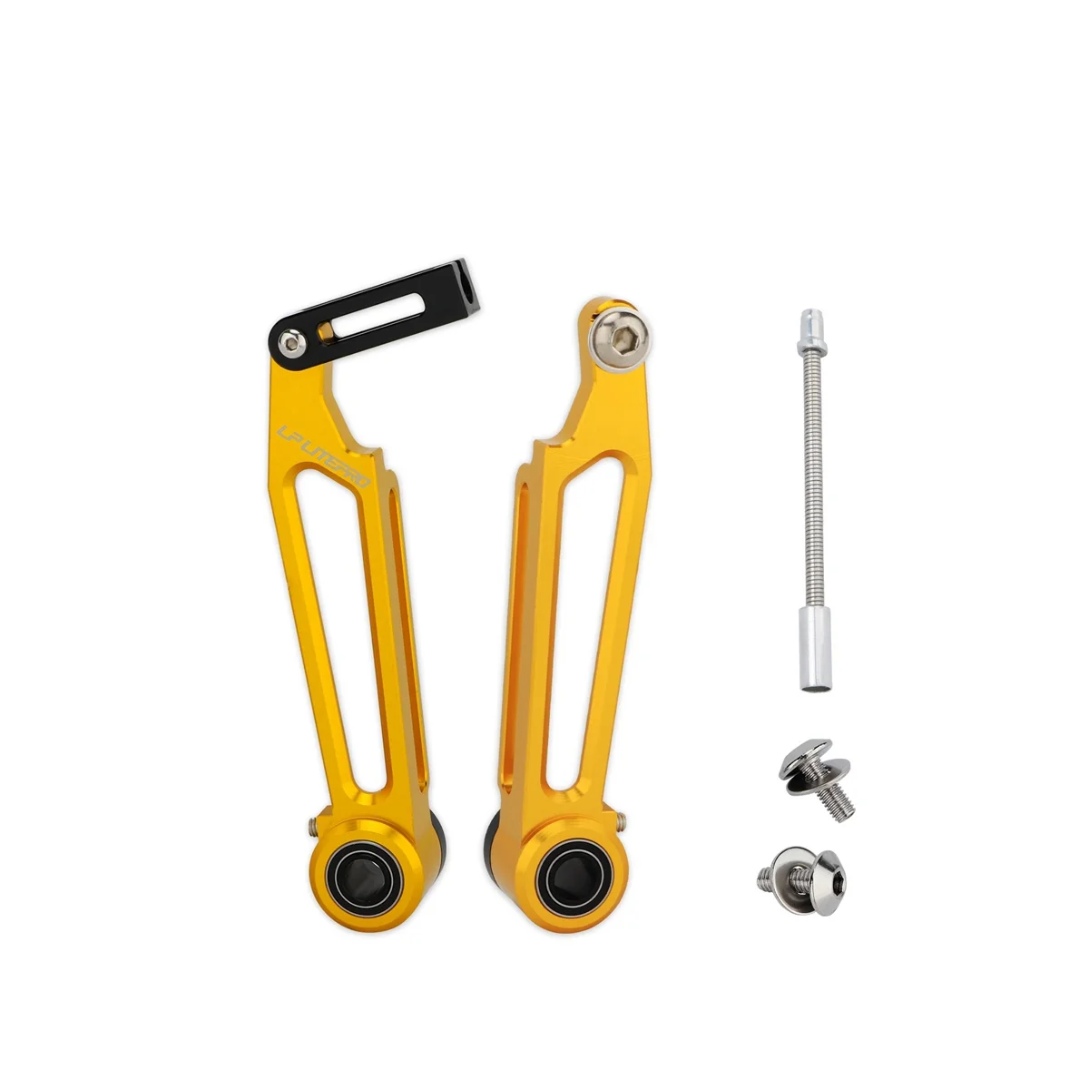 LP Litepro Folding Bicycle V Brake Folding Bicycle Long Arm and Short Arm Dual-Purpose Brake Aluminum Clamp,Gold
LP Litepro Folding Bicycle V Brake Folding Bicycle Long Arm and Short Arm Dual-Purpose Brake Aluminum Clamp,Gold