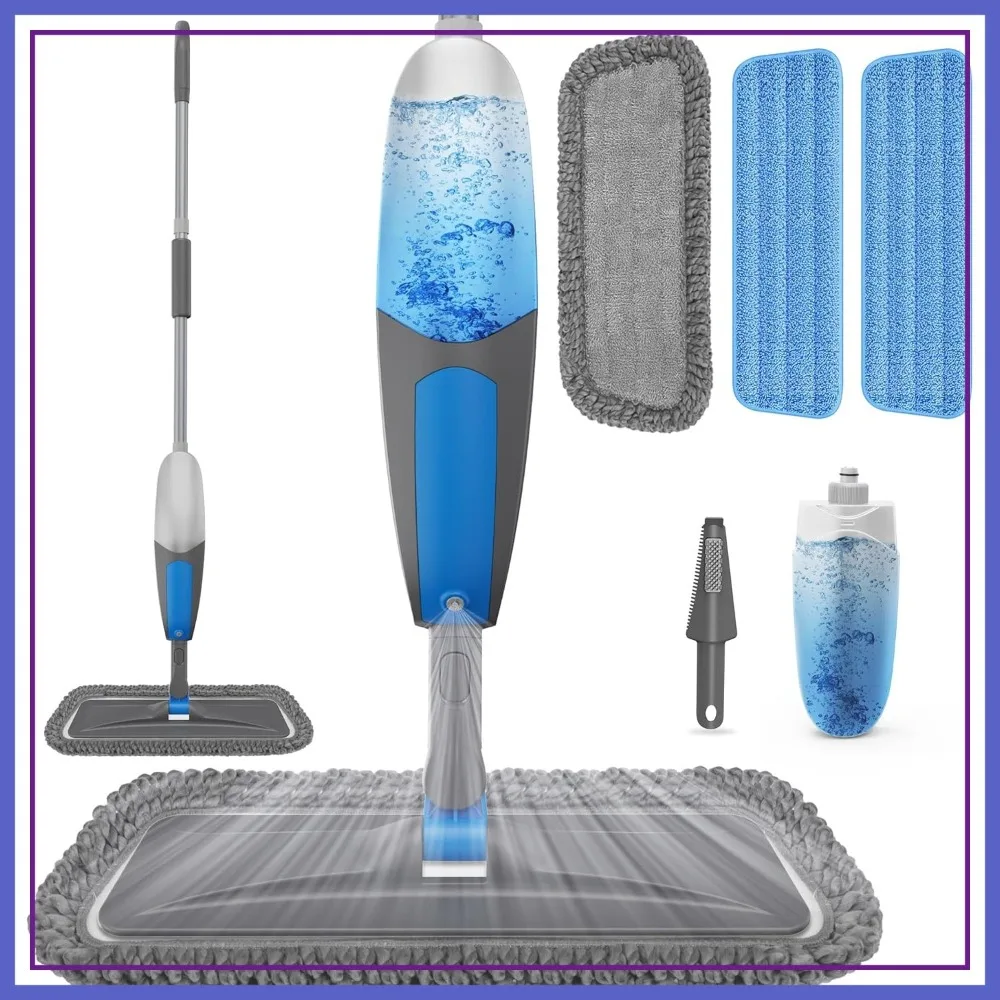 Spray Mop for Floor Cleaning - Microfiber Wet Dry Dust Mop for Hardwood Laminate Tile Vinyl with 3 Washable Pads
Spray Mop for Floor Cleaning - Microfiber Wet Dry Dust Mop for Hardwood Laminate Tile Vinyl with 3 Washable Pads