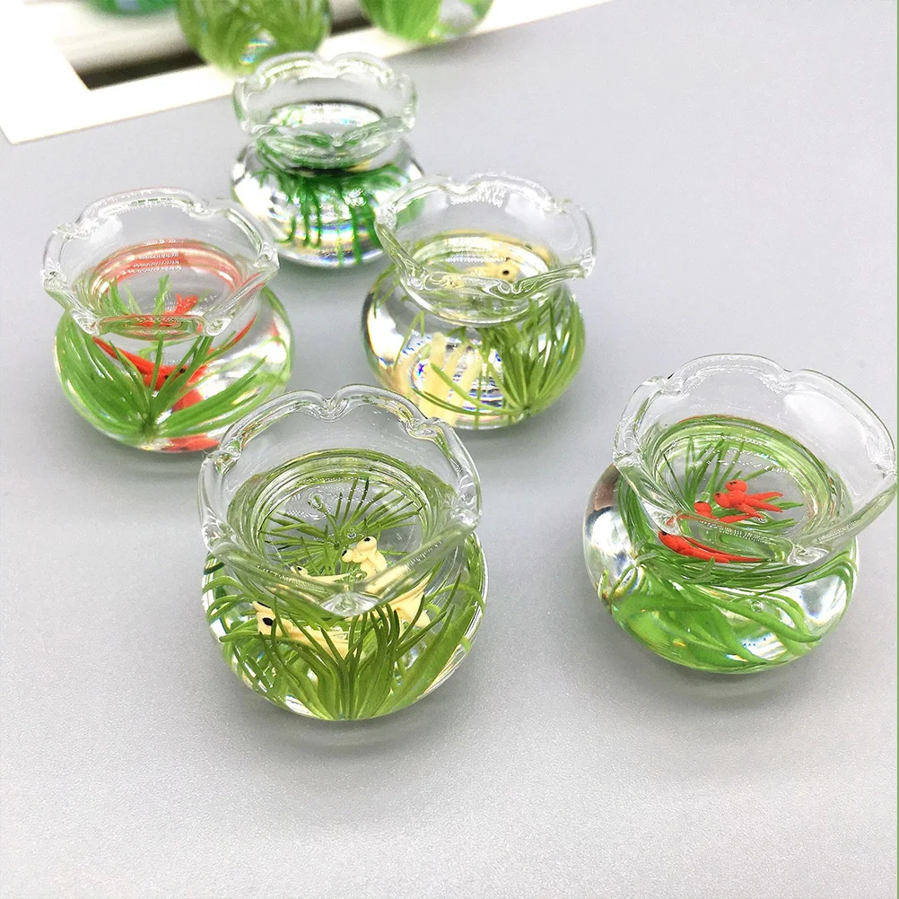 5pcs Dollhouse Fish Tanks Glass Transparent Glass Fish Tank Ornaments Desktop Mini House Toys Fish Bowls Model Dollhouse Decor
5pcs Dollhouse Fish Tanks Glass Transparent Glass Fish Tank Ornaments Desktop Mini House Toys Fish Bowls Model Dollhouse Decor