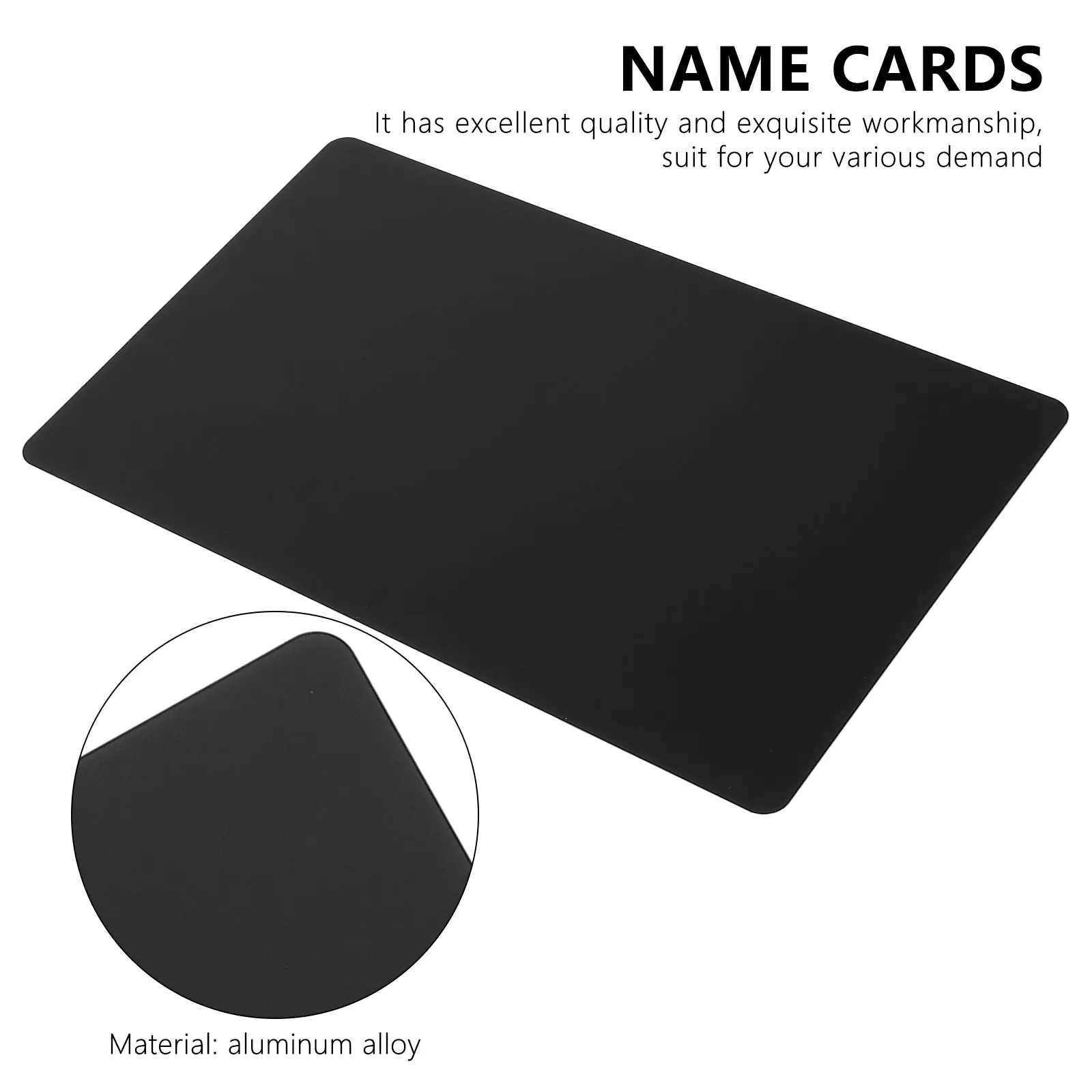 50pcs Metal Business Cards Aluminum Blank Name Cards Silver Color Never Rust Exquisite Workmanship Engraving Test Heat Transfer
50pcs Metal Business Cards Aluminum Blank Name Cards Silver Color Never Rust Exquisite Workmanship Engraving Test Heat Transfer