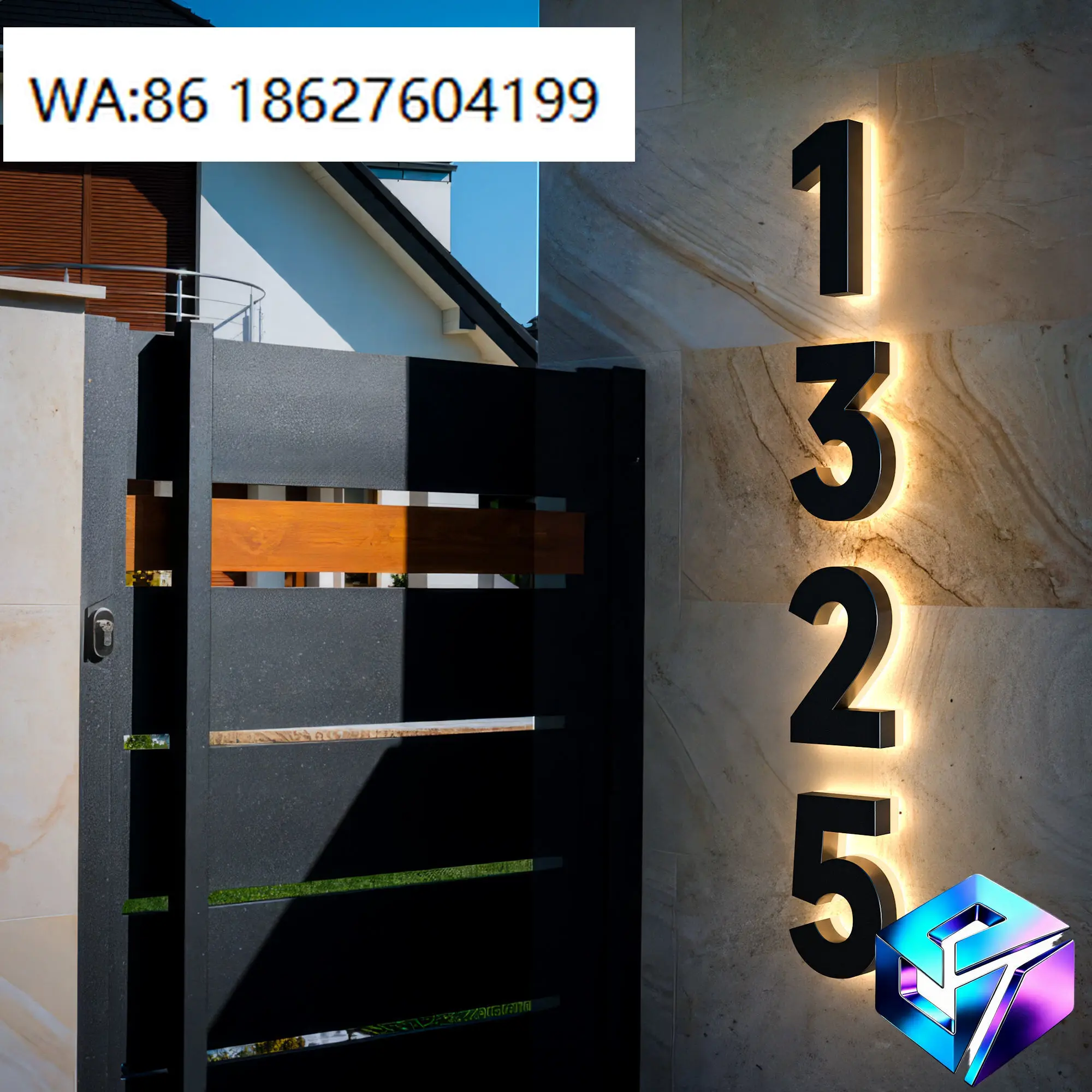 Custom 3D Backlit LED Door Number Plate Acrylic Channel Letter Sign Business Logo Light For Shop Advertising Decoration
Custom 3D Backlit LED Door Number Plate Acrylic Channel Letter Sign Business Logo Light For Shop Advertising Decoration