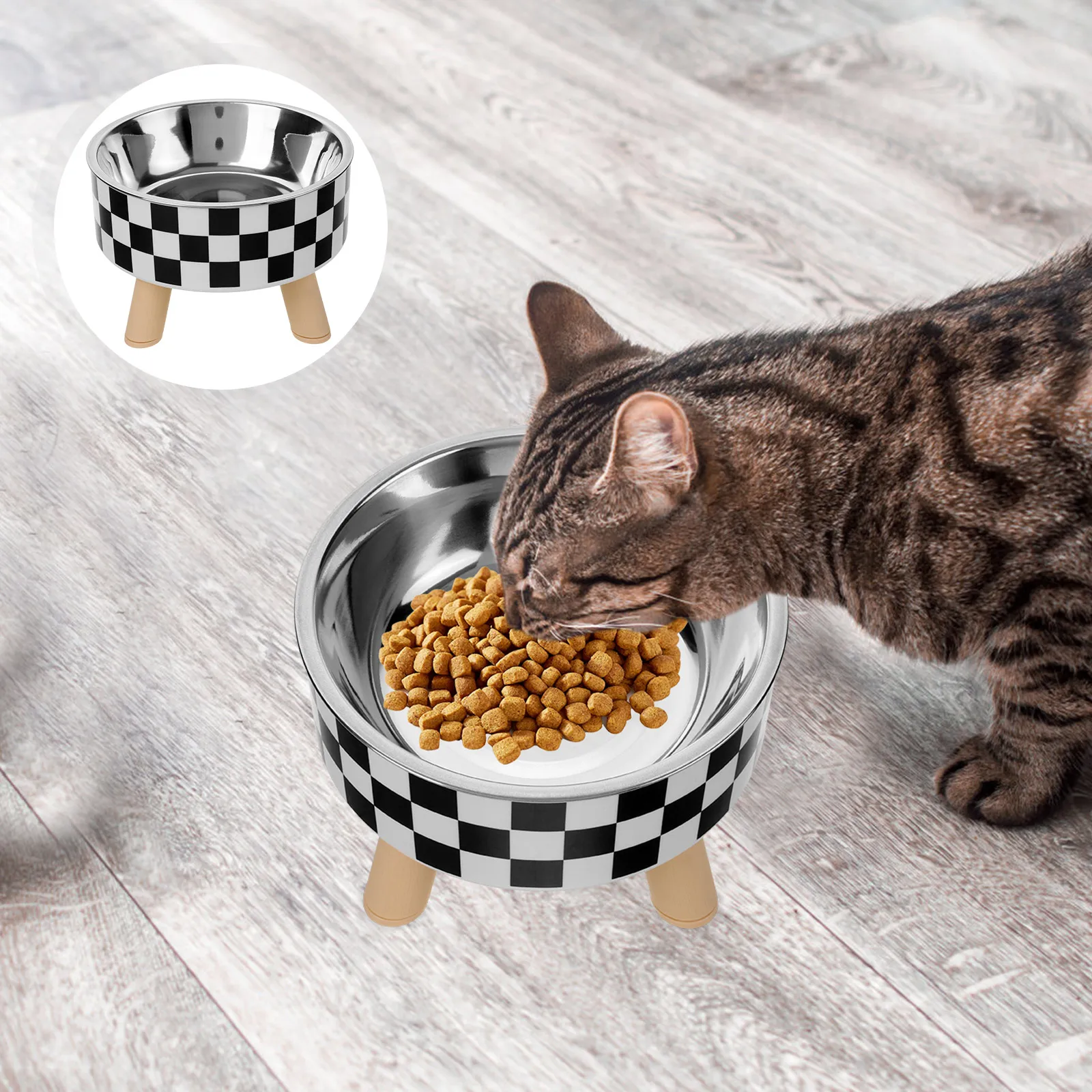 Elevated Anti-Tip Stainless Steel Pet Feeding Bowls Neck Protection Wear-Resistant Raised Dog Daily Use Kitten Food Water
Elevated Anti-Tip Stainless Steel Pet Feeding Bowls Neck Protection Wear-Resistant Raised Dog Daily Use Kitten Food Water