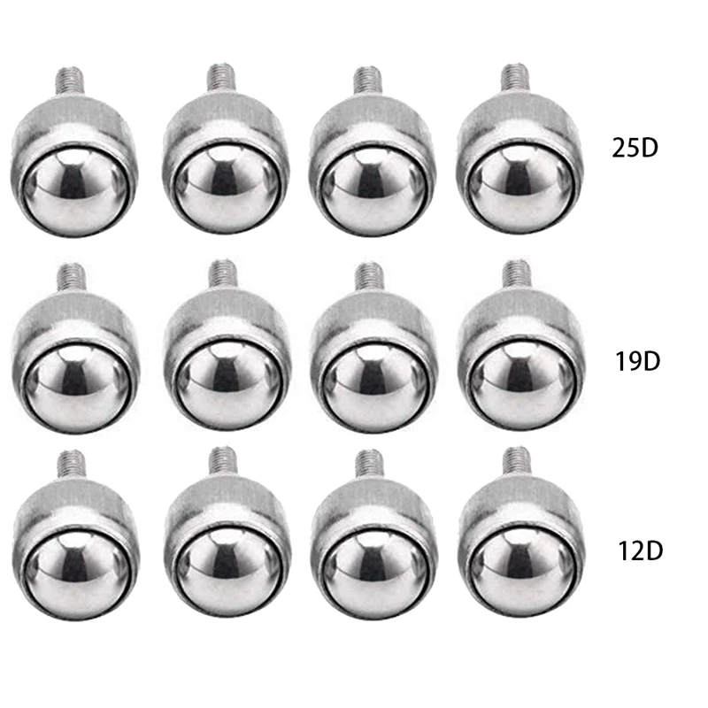 A98E-4Pcs Overall Casters Stainless Steel Rod Universal Ball Bearing Machine Tool Endless Steel Ball Wheel
A98E-4Pcs Overall Casters Stainless Steel Rod Universal Ball Bearing Machine Tool Endless Steel Ball Wheel
