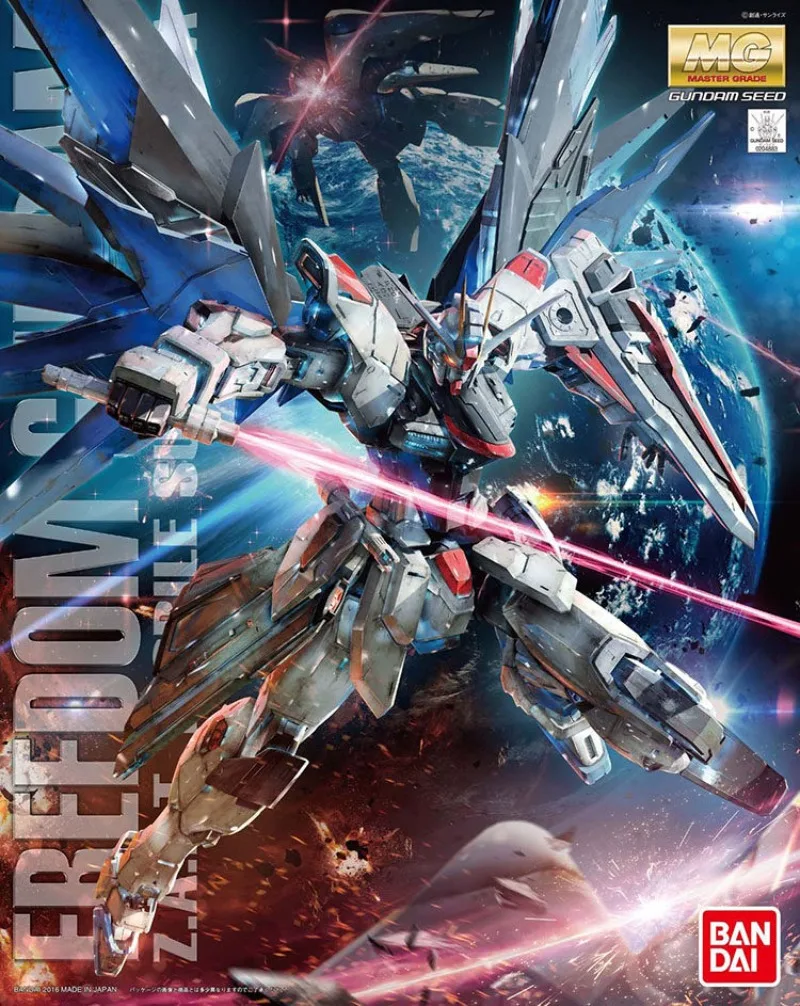 In Stock BANDAI MG 1/100 ZGMF-X10A Freedom Gundam Ver.2.0 Model Kit
In Stock BANDAI MG 1/100 ZGMF-X10A Freedom Gundam Ver.2.0 Model Kit