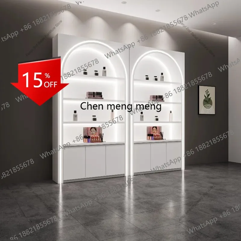 E153 Nordic Creative Cosmetics Display Cabinets Modern Minimalist Beauty Salon Commodity Display Cabinet Shelf Office Furniture
E153 Nordic Creative Cosmetics Display Cabinets Modern Minimalist Beauty Salon Commodity Display Cabinet Shelf Office Furniture