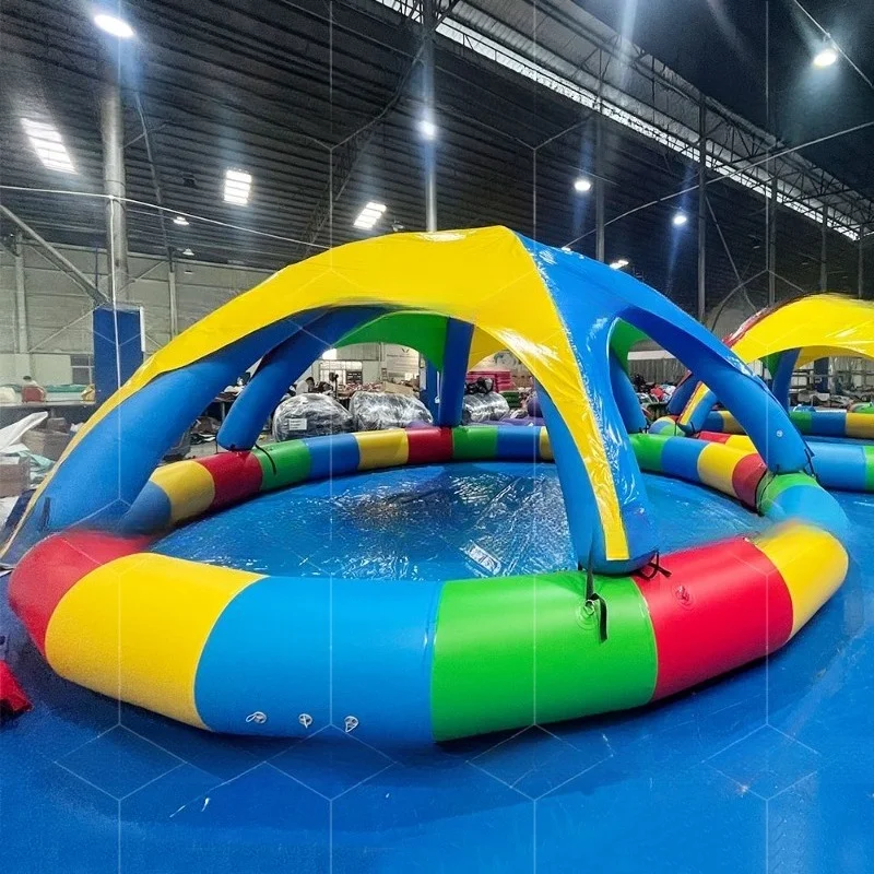 New Design Inflatable Swimming Pool with Roof Sun Protection Adult Outdoor Water Games Inflatable Swimming Pool with Tent
New Design Inflatable Swimming Pool with Roof Sun Protection Adult Outdoor Water Games Inflatable Swimming Pool with Tent
